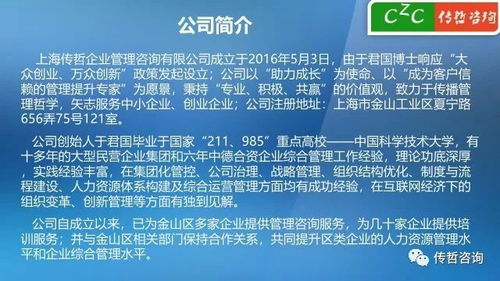 傳哲咨詢服務企業項目2018版 精準策劃，驅動未來